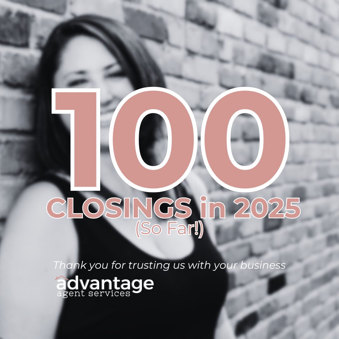 100 closings in 2025. 🤯 This milestone represents so much more than a number. It’s 100 clients cared for. 100 agents supported. 100 chances to show up, problem-solve, and deliver peace of mind.
I want to take a moment to thank the agents who trust us with your business—it truly means everything. Your support allows me to build something that goes far beyond paperwork. This small business started with one laptop, late nights, and a big dream—and because of your referrals, encouragement, and belief in what we do, I’ve been able to create a team I am proud of.
We’re 100 deals smarter, stronger, and more committed than ever to handling your contracts with care, communication, and calm.
So from the bottom of my heart: thank you for supporting a local, growing, learning, mom-owned business. Every referral helps me support my family, employ others to do the same, and build something that feels deeply meaningful.
Here’s to smooth closings and the magic of having the right people on your side.
#RealEstateSupport #TransactionCoordination #AgentLeverage #RealEstateSystems #MarketingForAgents #LeverageYourLife #WorkToLive #IntentionalBusiness #SmallBusinessSupport #LifeFirstBusinessSecond #MichiganRooted #SupportMichiganBusinesses #MichiganRealEstateSupport #RealEstateDoneRight #PersonalizedAgentSupport
